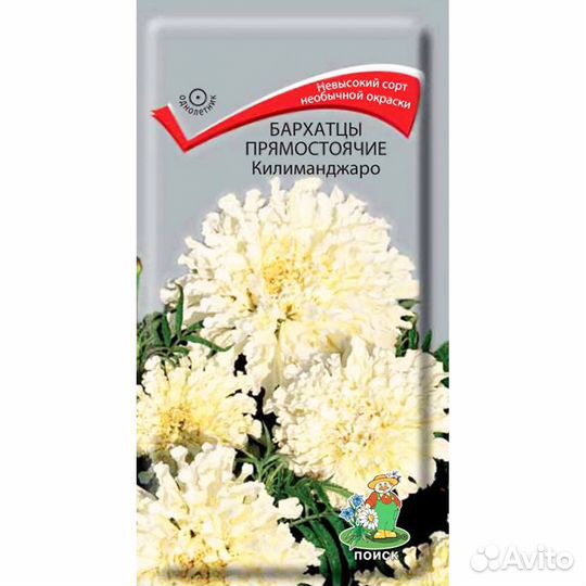 Бархатцы Килиманджаро прямостоячие