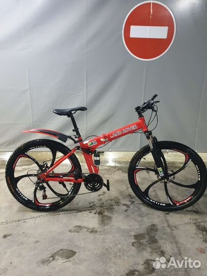 Велосипед на литых дисках 26