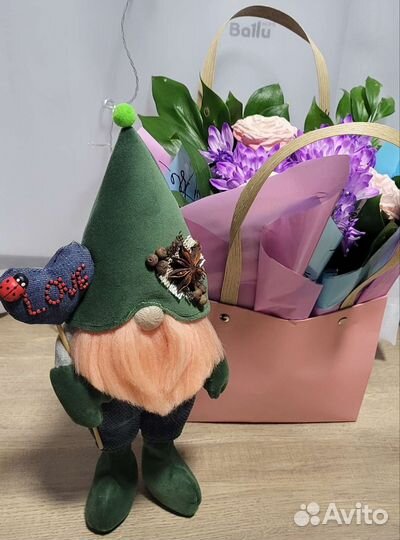 Скандинавский гномик ручной работы