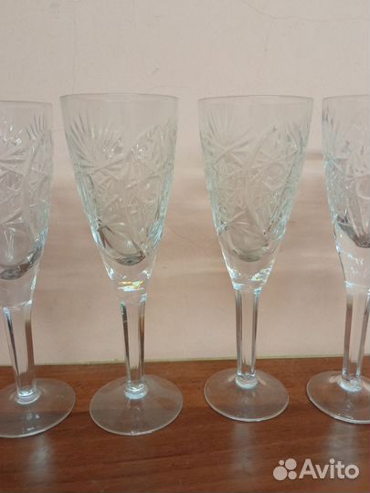 Хрустальные бокалы СССР