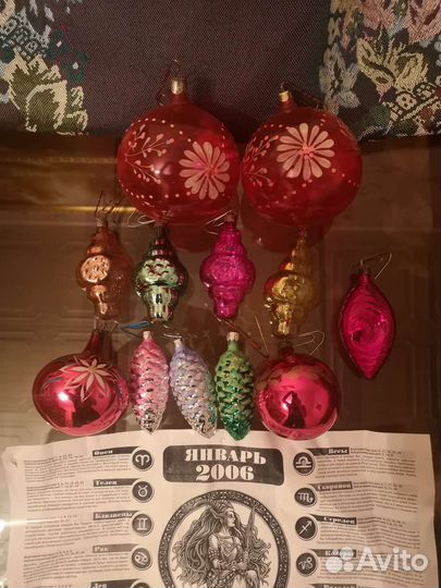 Елочные игрушки СССР