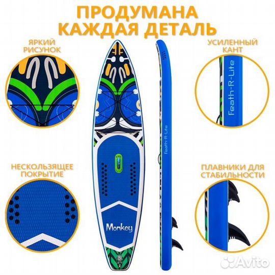 Сапборд Сап борд (sup-board) Funwater Monkey