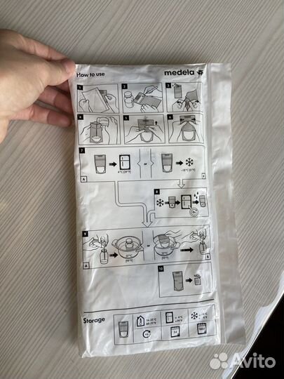 Пакеты для грудного молока Medela