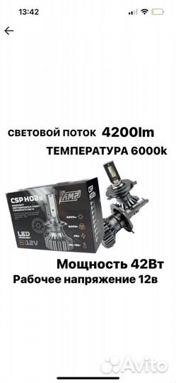 Светодиодные LED лампы AMP CSP H02s