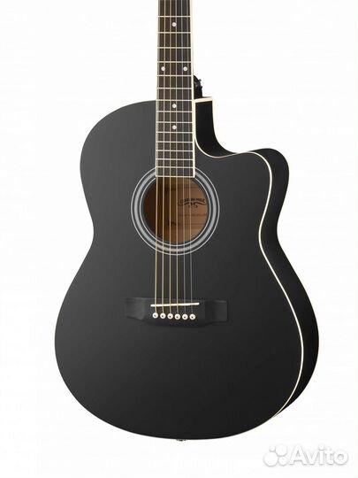 Акустическая гитара, с вырезом Naranda HS-3911-BK