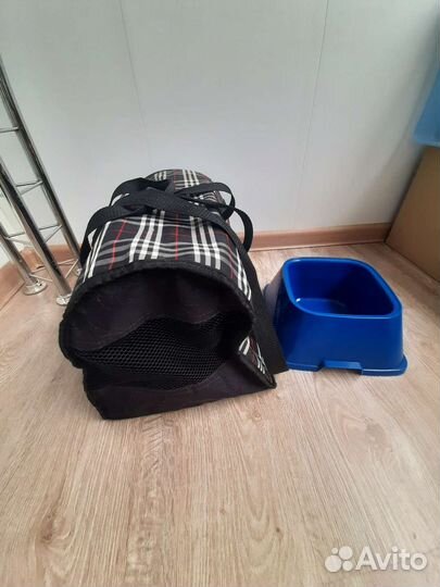 Переноска для животных, миска