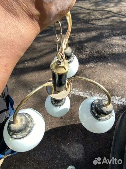 Люстра винтаж, шары