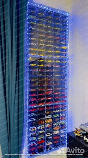 Полка для машинок Hot Wheels, Matchbox 1:64