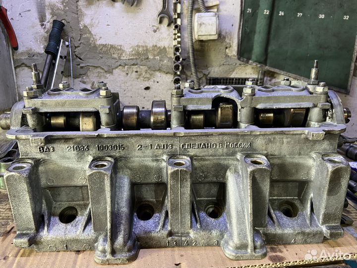 Головка блока цилиндров (гбц) Ваз 21083