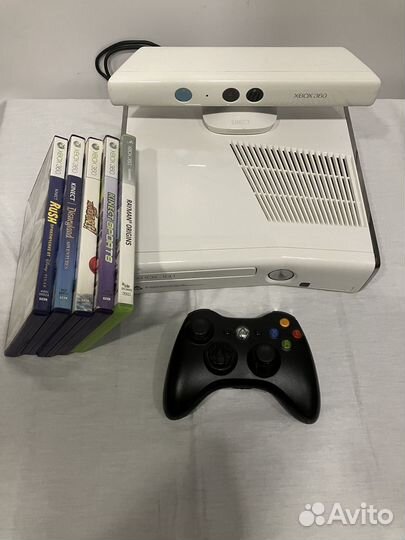 Microsoft Xbox 360 S Model 1439+Kinect