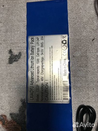 Новый литио - ионный аккумулятор 48 V 10 Ah