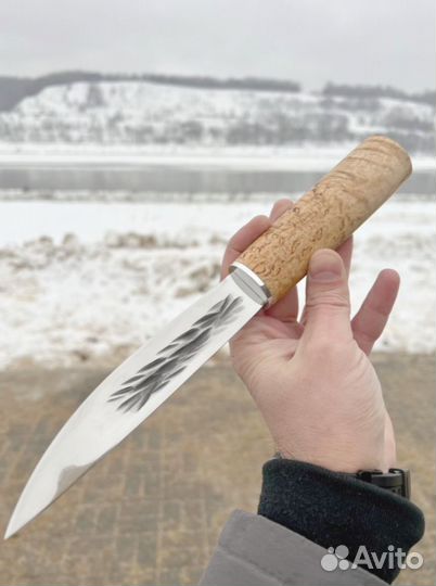 Нож якутский ручной работы