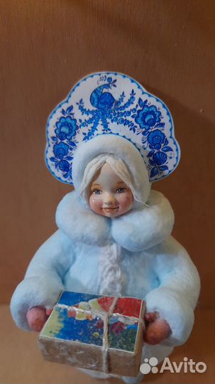 Ватные елочные игрушки