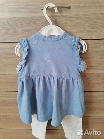 Рубашка zara для девочки 86