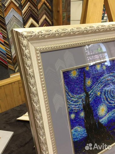 Багетная мастерская. Оформление вышивок