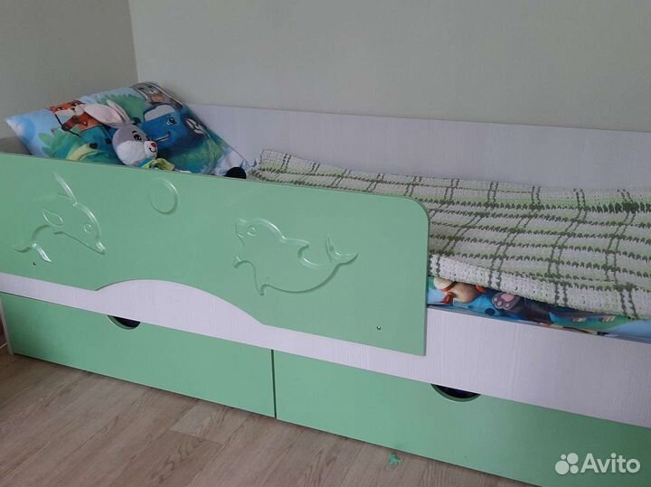 Детская кровать от 3 лет с матрасом бу
