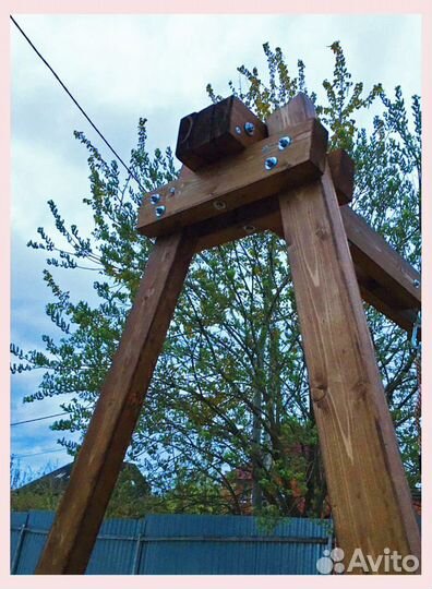 Деткая площадка уличная из дерева