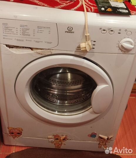 Стиральная машина бу indesit на запчасти