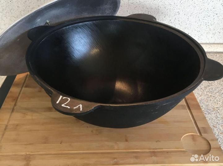 Казан чугунный 12 л из Узбекистана