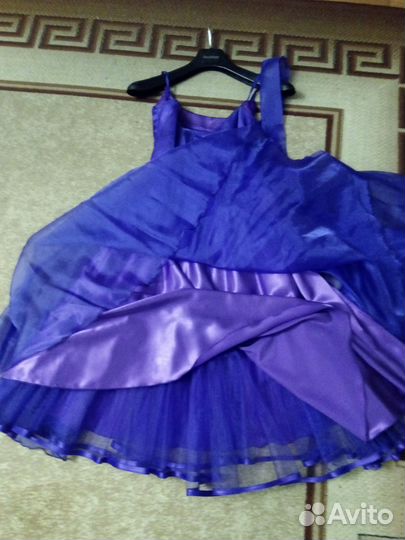 Платье сиреневое