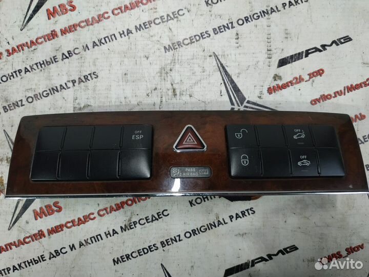 Блок кнопок торпедо w203 Mercedes рест