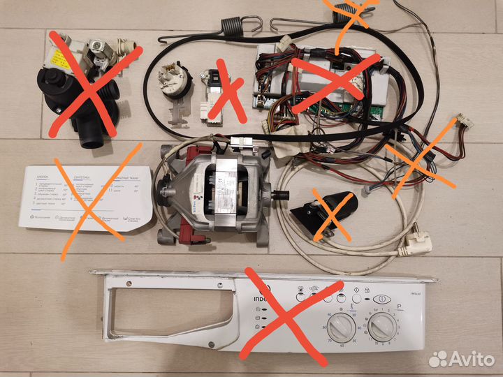 Стиральная машина Indesit wisl62 (CSI) запчасти