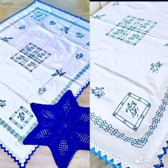 Большая Германия винтаж Скатерть 2*1,5