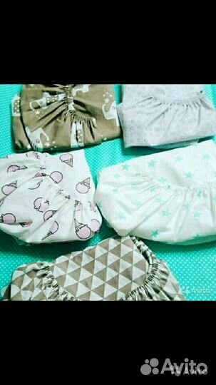Простынь на резинке новая