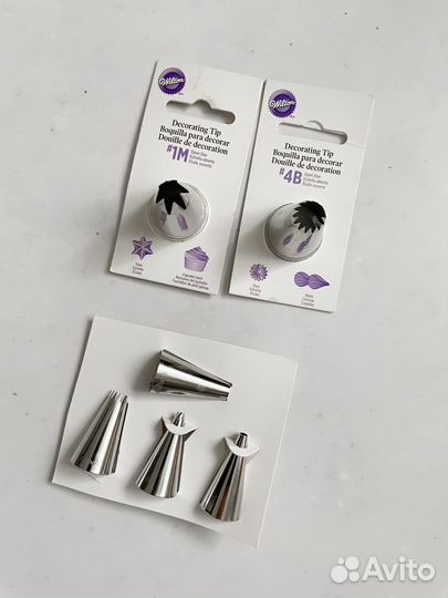 Насадки Wilton, мешки, скребки, кандурин, посыпки