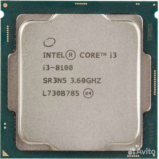 Процессор Intel Core i3 8100