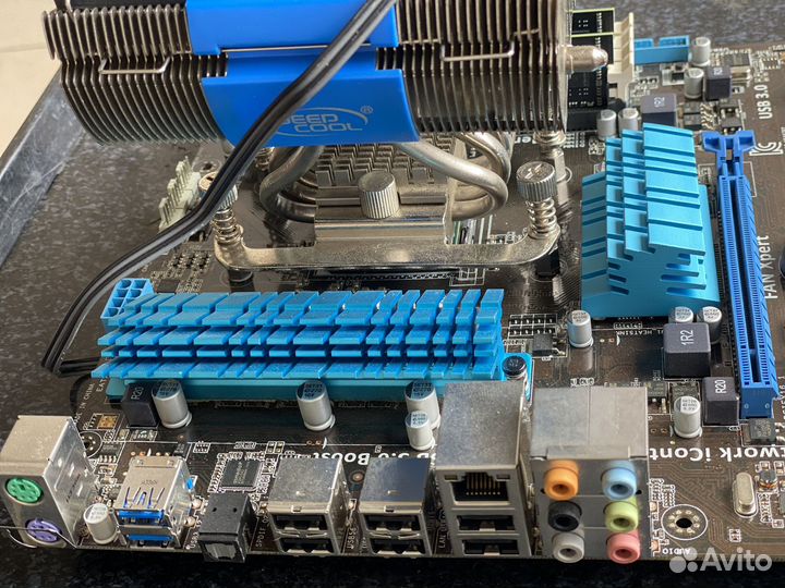 Материнская плата + процессор+ видеокарта