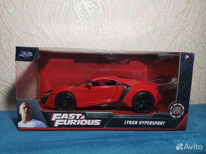 Jada fast and furious 1/24 Форсаж