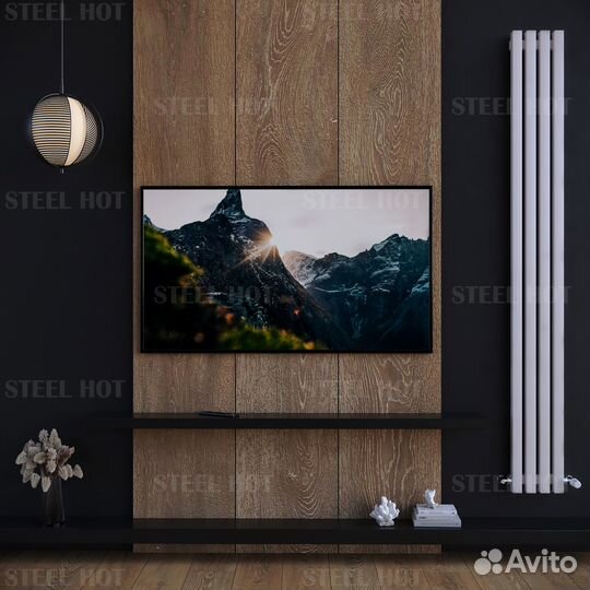 Вертикальный трубчатый радиатор Steel Hot