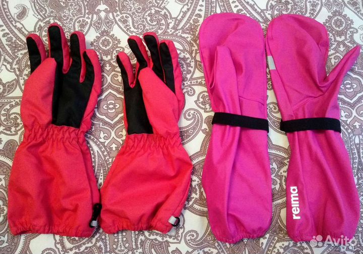 Перчатки lassie, варежки reima бэу