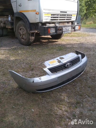 Бампер передний priora 1