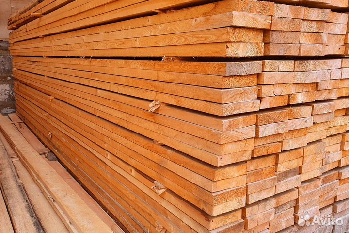 Строганная доска сосна 35х190х6000мм, сухая