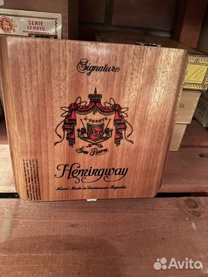 Коробка от сигар arturo fuente hemingway