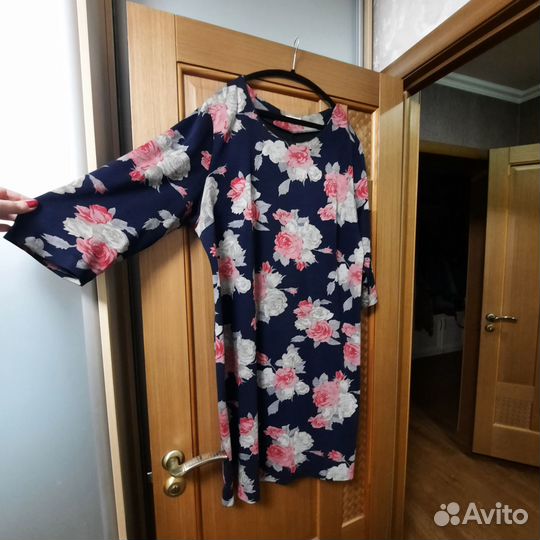 Платье темно синее р-р 62