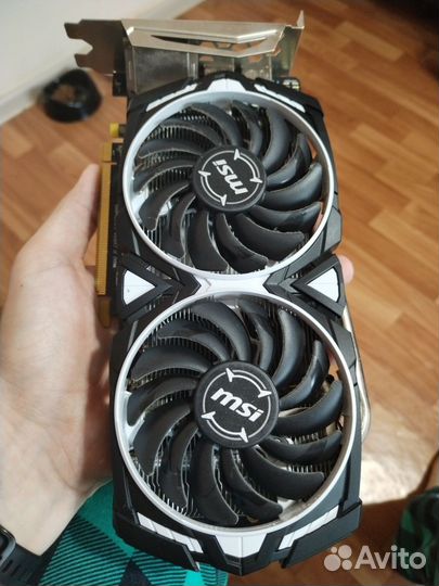 Видеокарта MSI AMD Radeon RX 570 8 gb armor OC