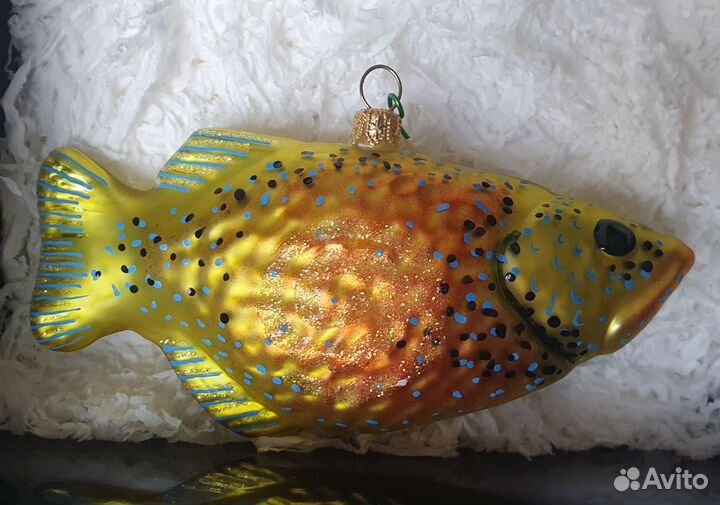 Елочные игрушки из стекла Польша