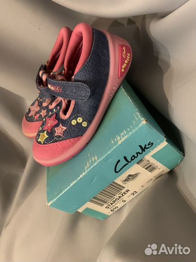 Джинсовые туфли clarks 23