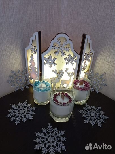 Ароматическая свеча ручной работы