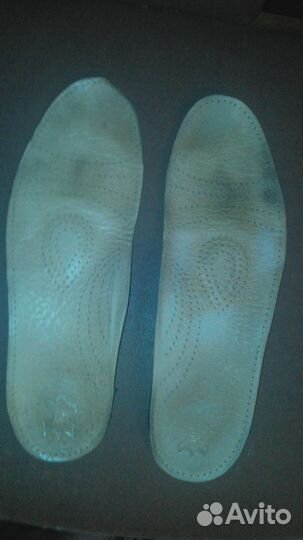 Ортопедические стельки кожаные с супинатором