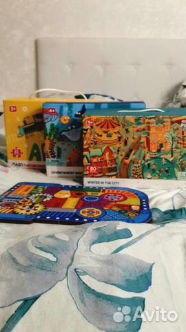 Набор детских пазлов головоломок 3-6 лет