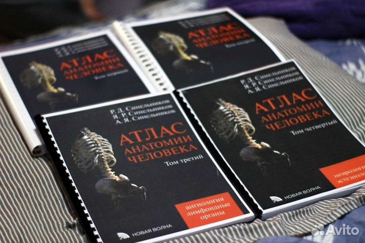 Комплект - Анатомия Синельникова 4тома