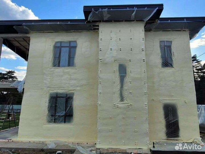 Утепление пенополиуретаном. Ппу.пеной