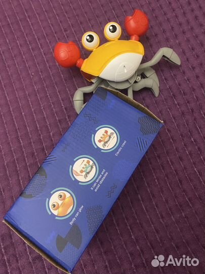 Крабик детская игрушка