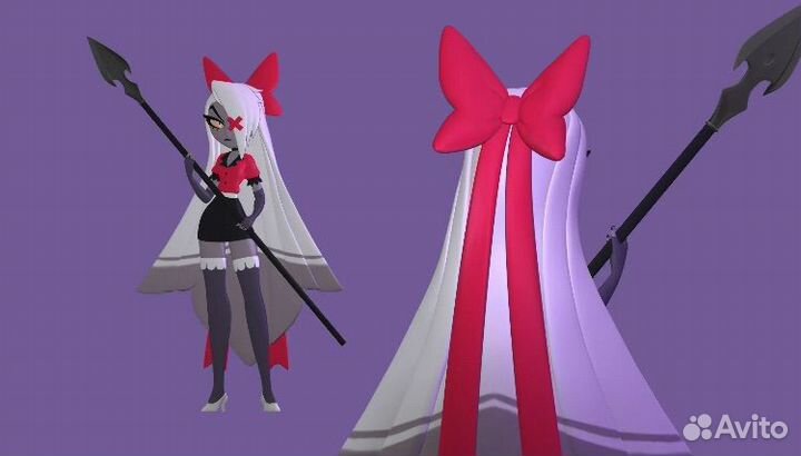 3D печать отель хазбин hotel hazbin фигурка