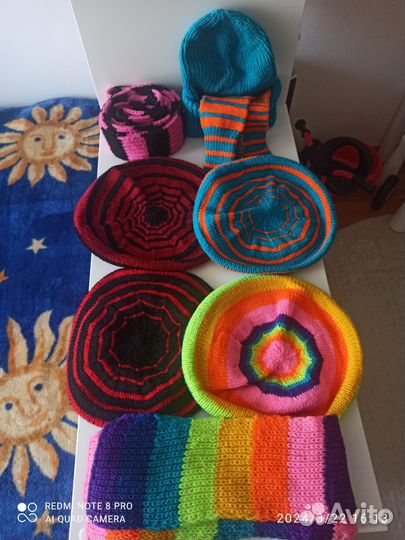 Вязаный берет