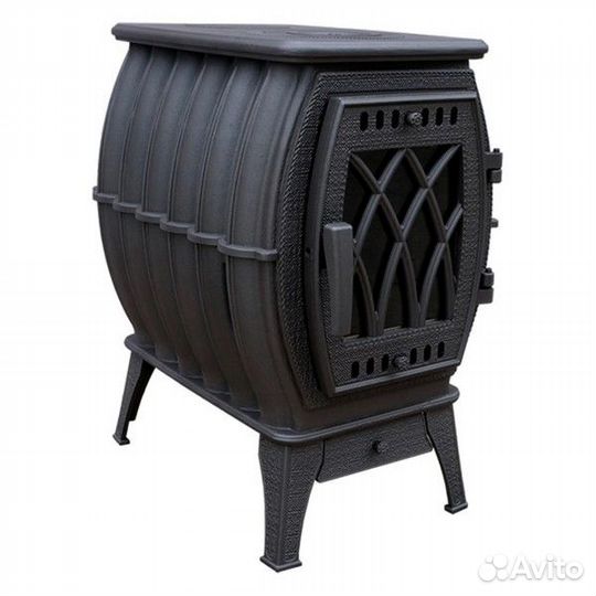 Печь-камин прометалл Бахта (Чёрный)